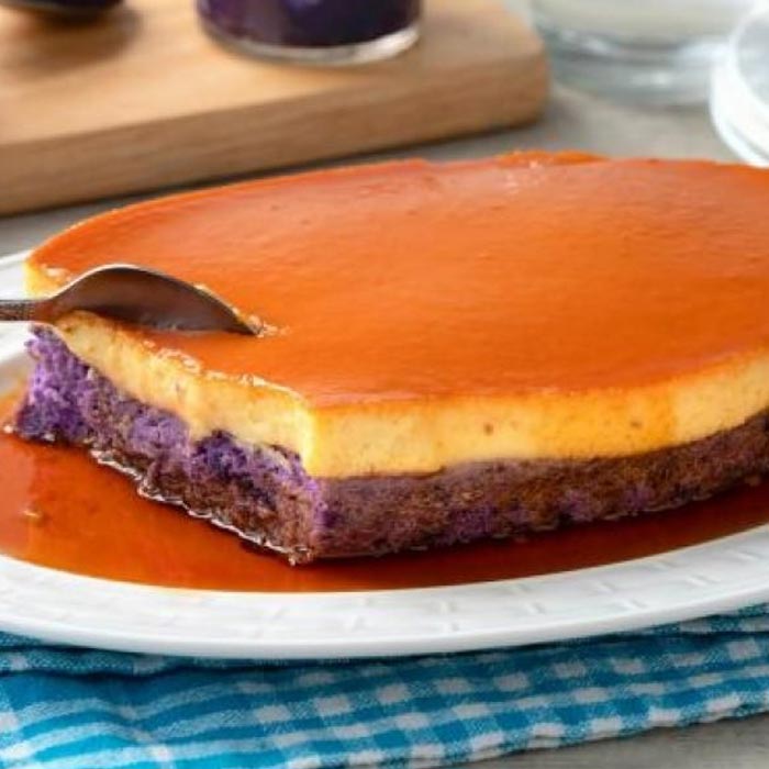 Ube Leche Flan