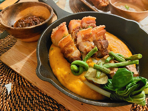 Kare Kare Lechon Kawali