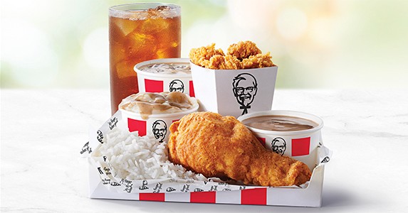 1 pc. Chicken, Shots & Mashed Potato (B2)