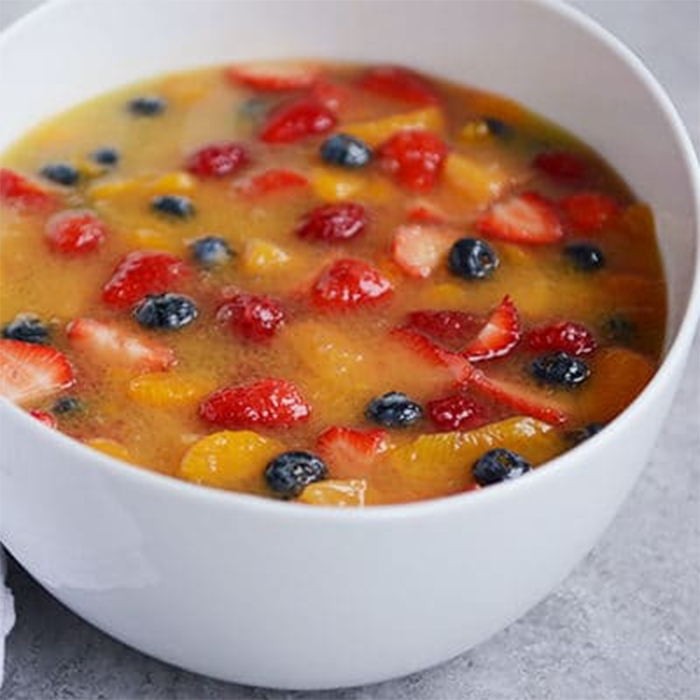Mixed Fresh Fruits Cold Soup