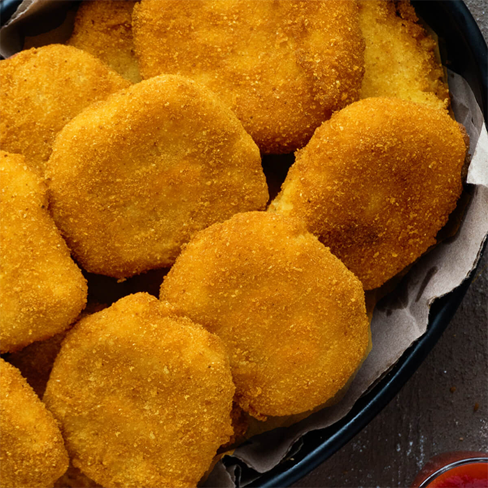 Homemade Chicken Nuggets With Fries