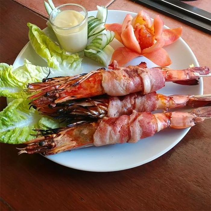 Prawns in Blanket