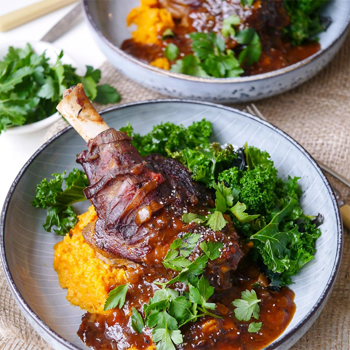 Slow Braised Lamb Shank Ossobuco
