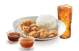 Chef Special : Chix and Sauce with Rice