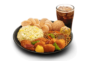 Sweet and Sour Fish with drinks ( lauriat )