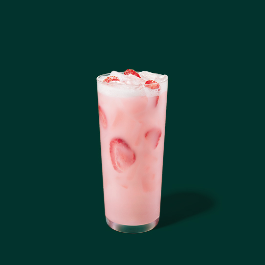 Pink Drink With Strawberry Acai