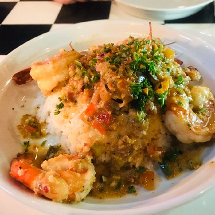 Witches Cauldron Prawns
