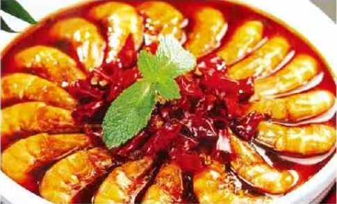 Spicy Pot-Braised Shrimp