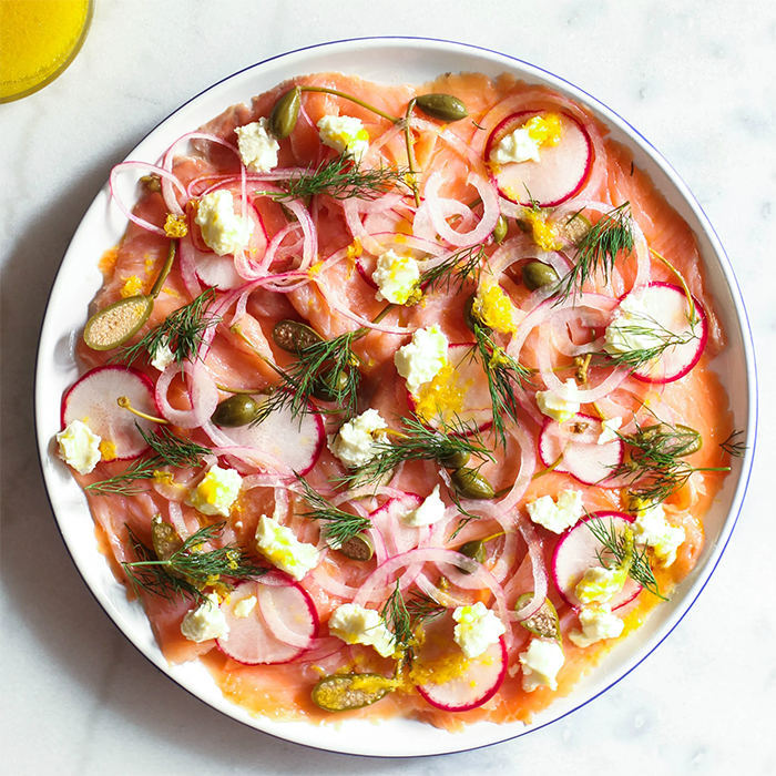 Smoked Salmon Carpaccio
